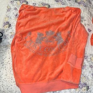 Juicy Couture velour salmon track suit